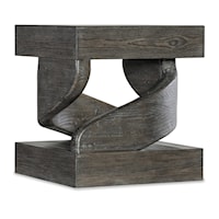 Contemporary Twister End Table