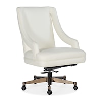 Meira Contemporary Leather  Executive Swivel Tilt Office Chair