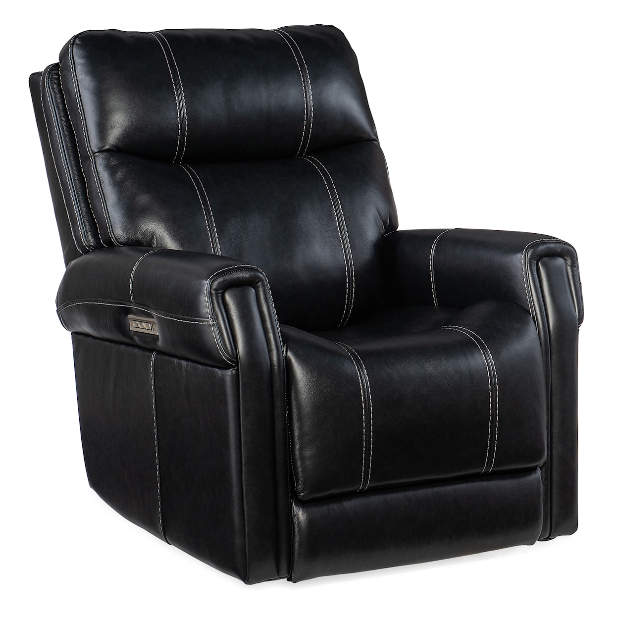 Hooker Furniture Reclining Chairs Carroll Pwr Recliner w/Pwr Headrest & Lumbar