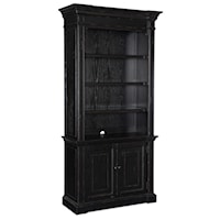Traditional Bookcase with Lighting
