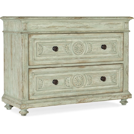Traditional Two-Drawer Accent Chest