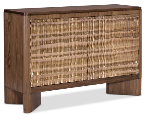 Transitional 2-Door Chest with Soft-Close Hinges