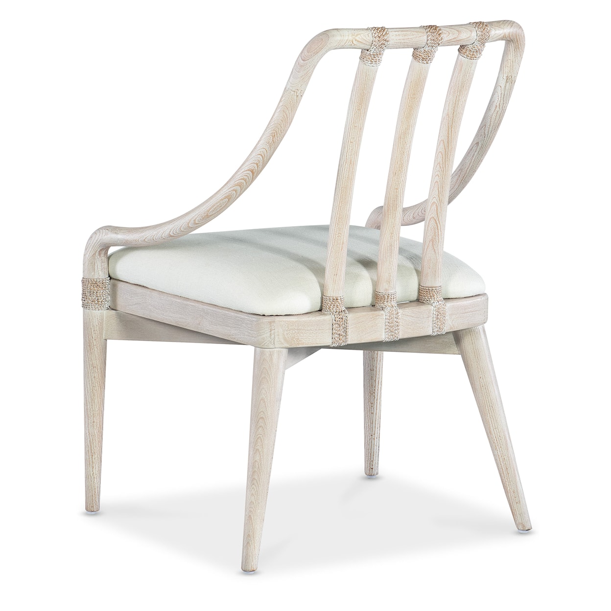 Hooker Furniture Commerce and Market Seaside Chair with Upholstered Seat (2/Cnt)