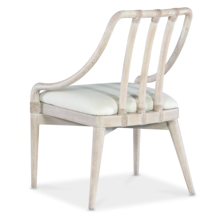 Seaside Chair with Upholstered Seat (2/Cnt)