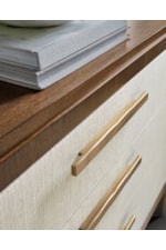 Hooker Furniture Eleana Transitional 3-Drawer Chest with Cloth Drawer Fronts