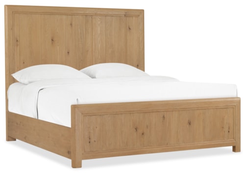 Modern Rustic King Panel Bed