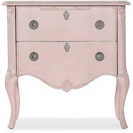 Traditional Accent Chest with French-Inspired Carvings