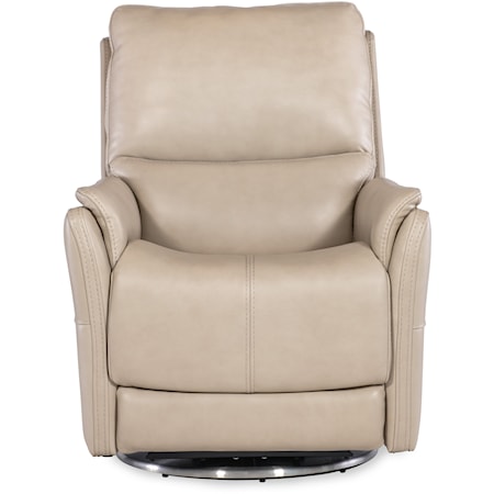 Transitional Zero Gravity Power Recliner with Swivel Base