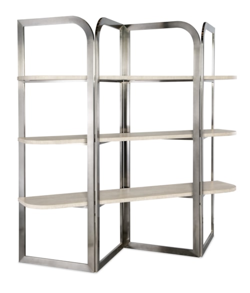 Contemporary 3-Level Bookcase