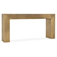 Contemporary  Sofa Table with Gold Cladding