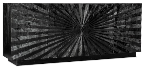 Transitional Open Space Entertainment Console