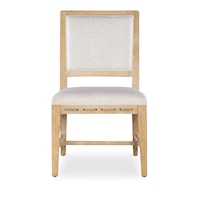 Casual Cane Back Side Chair