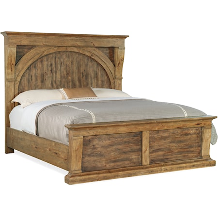 Casual California King Corbel Bed