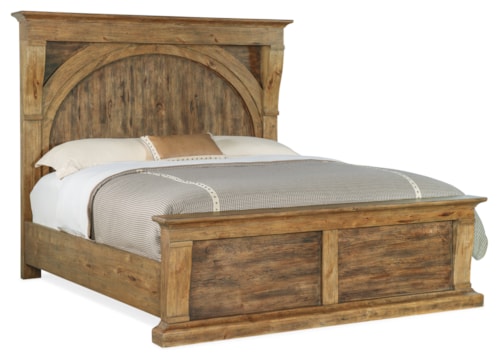 Casual King Corbel Bed