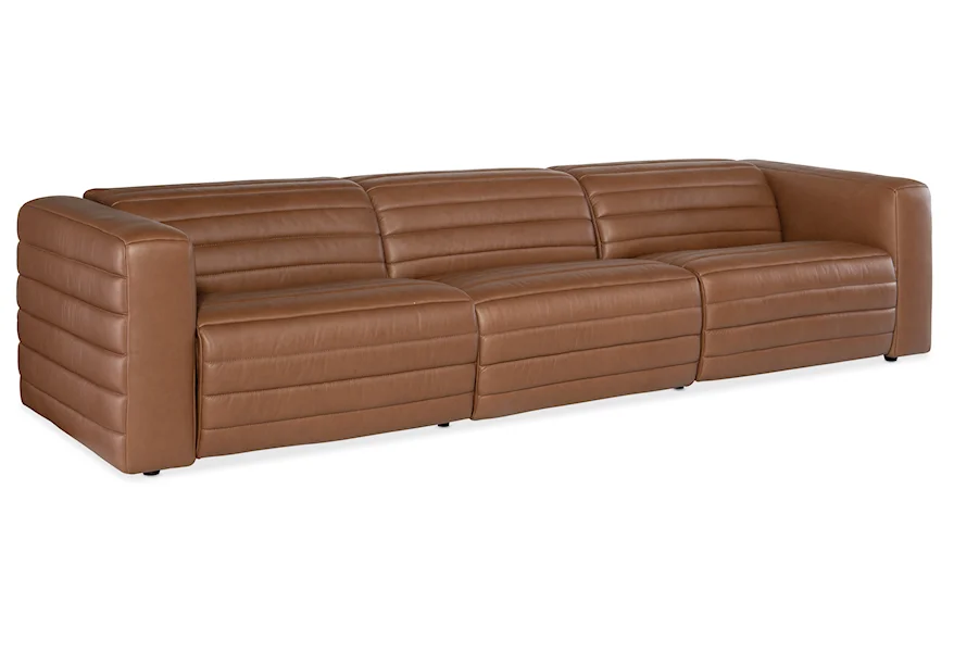 Chatelain 3-Piece Power Sofa with Power Headrest by Hooker Furniture at Janeen's Furniture Gallery