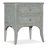 Traditional 2-Drawer Accent Table