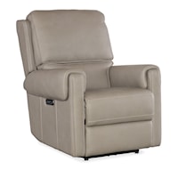 Transitional Power Recliner with Power Headrest
