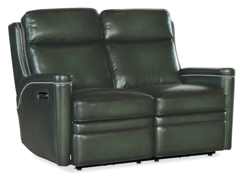 Traditional Power Loveseat with Power Headrest