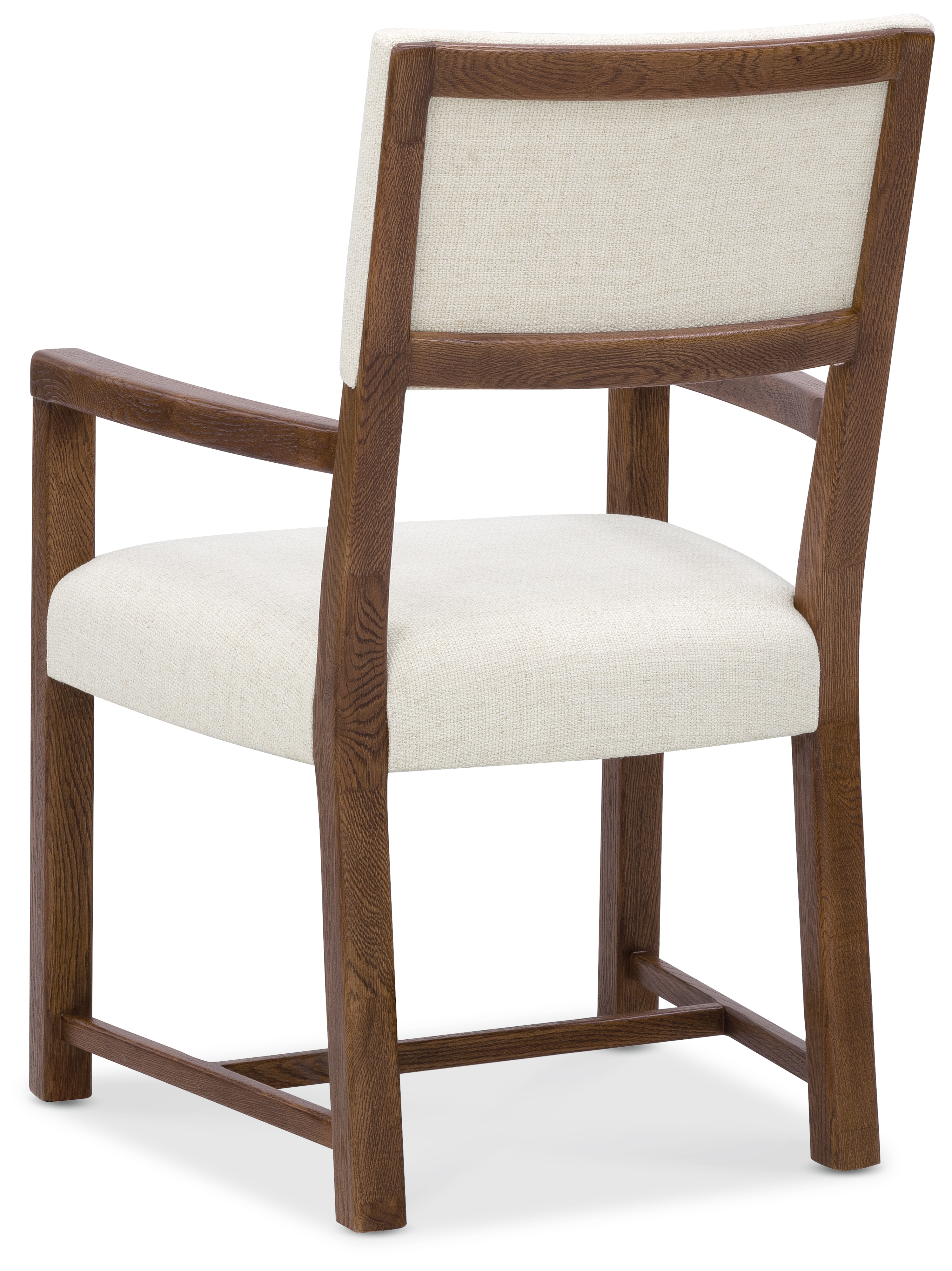 Hooker Furniture Driftwood Open-Back Upholstered Dining Arm Chair