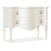 Transitional 2-Drawer Bedroom Chest with Self-Closing Drawers