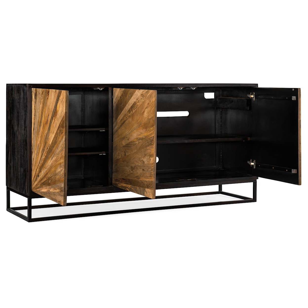 Hooker Furniture Commerce and Market 3-Door Entertainment Console