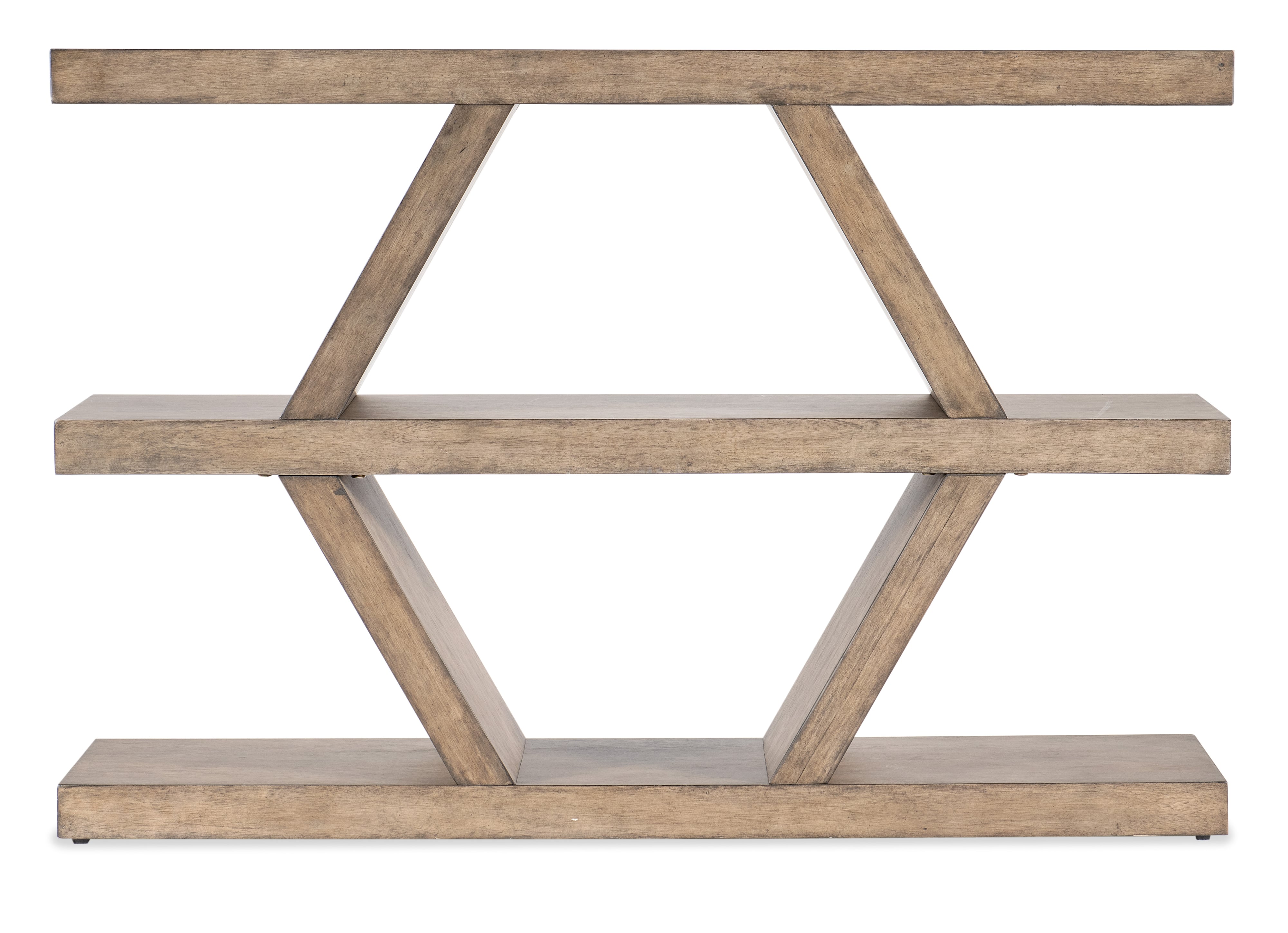 Hooker Furniture Commerce and Market Open Shelf Sofa Table