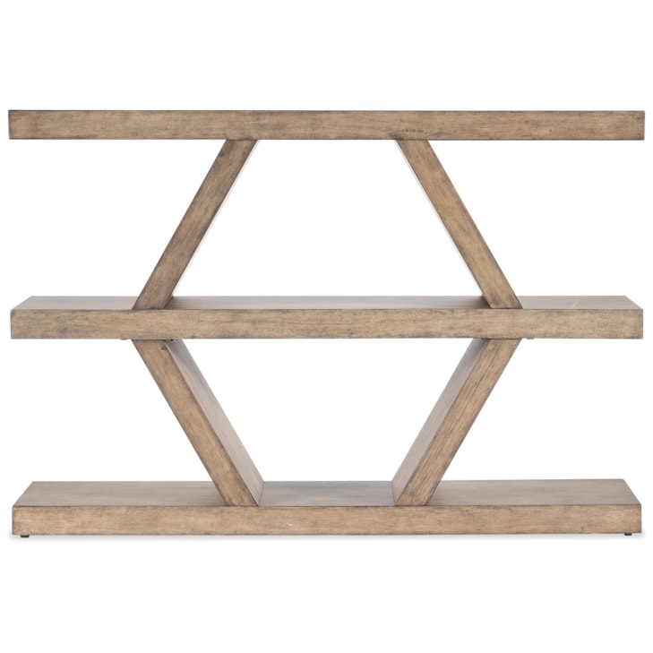 Hooker Furniture Commerce and Market Open Shelf Sofa Table