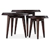 Hooker Furniture Commerce and Market Round Wood Top Nesting Tables
