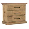 Hooker Furniture Big Sky 3-Drawer Nightstand with Outlets