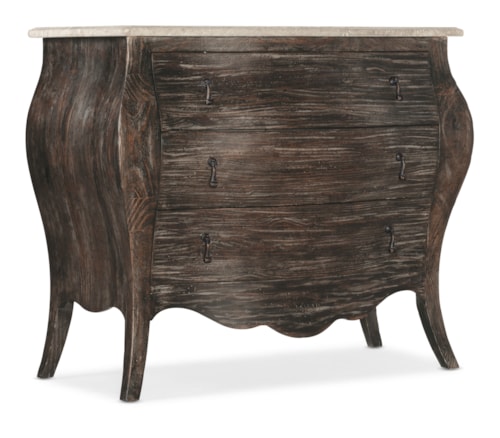 Traditional Bachelors Chest with Power Outlets, USB, Touch Lighting