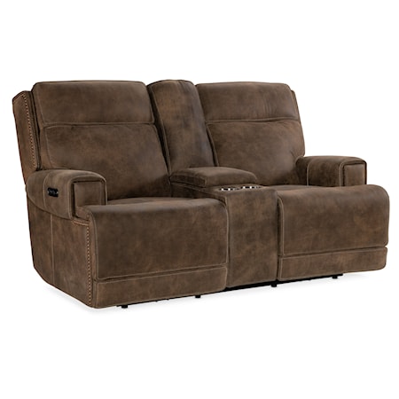 Power Loveseat with Power Headrest