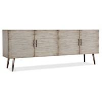 Rustic Four Door Credenza