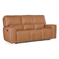 Casual Zero Gravity Power Reclining Sofa with USB Port