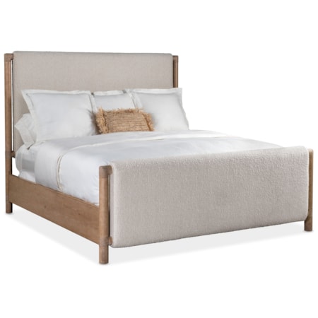 Queen Upholstered Panel Bed
