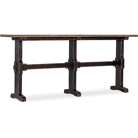 Trestle Console Table