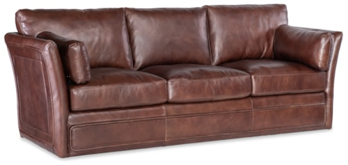 Transitional 3-Seat Sofa with Loose Pillows