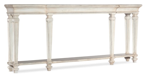 Traditional Narrow Wood Console Table