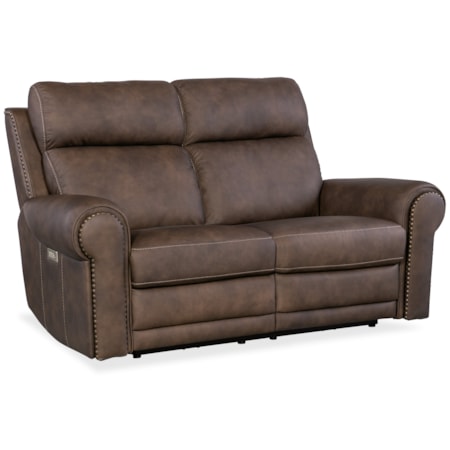Power Loveseat w/Power Headrest & Lumbar