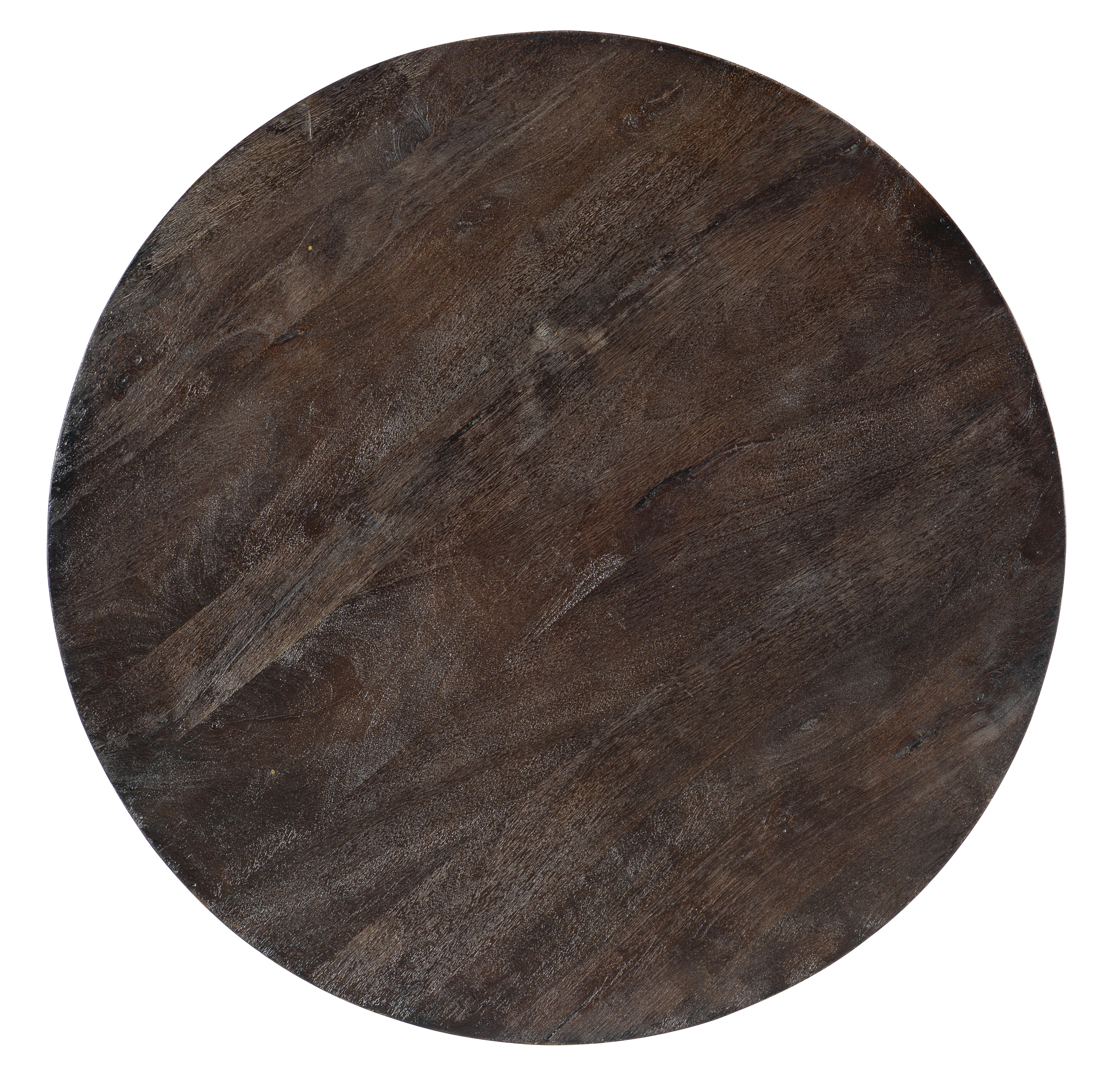 Carved Round Cocktail Table