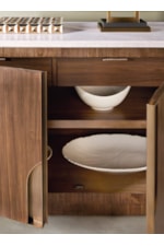 Hooker Furniture Eleana Transitional Server with Marble Top