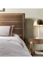 Hooker Furniture Eleana Transitional Queen Panel Bed with Low Profile Footboard