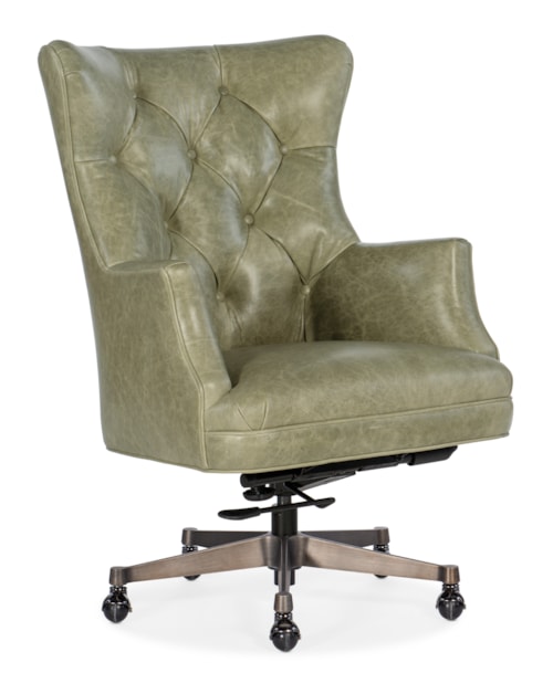 Brinley Transitional Leather Executive Swivel Tilt Office Chair