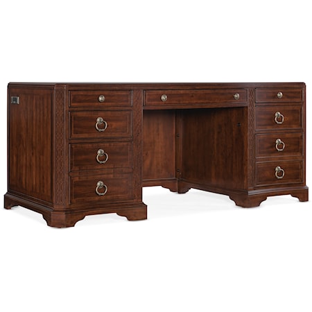 Traditional 7-Drawer Executive Desk