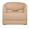 Hooker Furniture CC Swivel Chair with Sloped Armrests