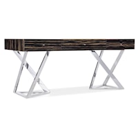 Contemporary Ford Wood and Metal Desk