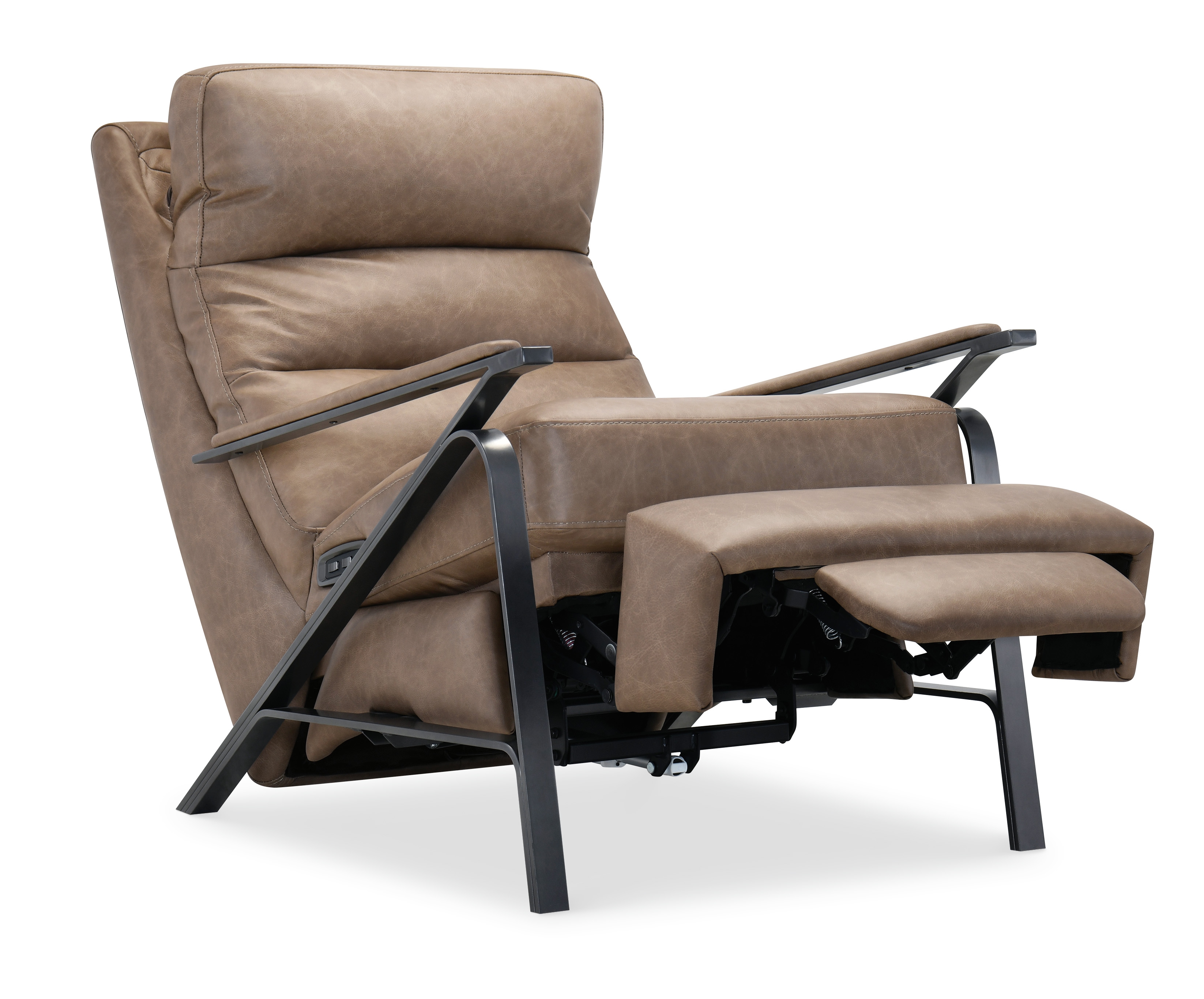 Hooker Furniture Elixir Leather Channeled-Back Power Recliner