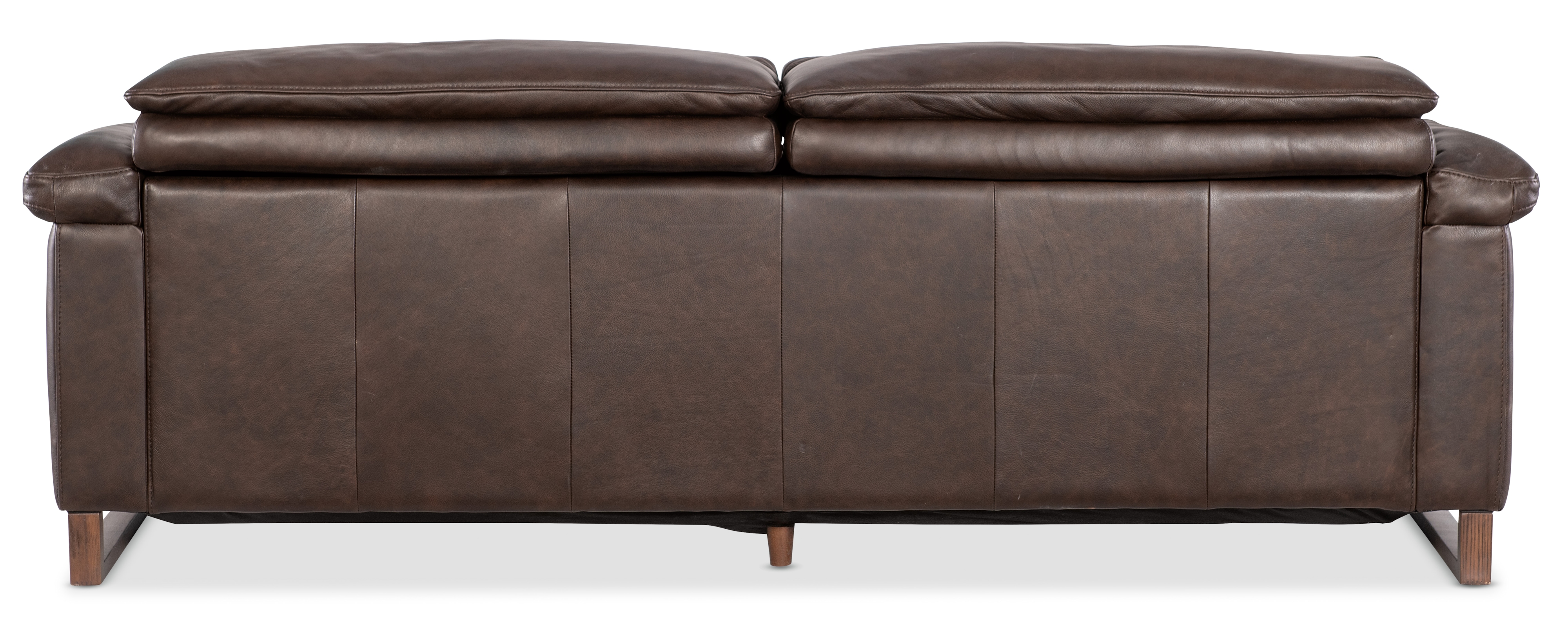 Leather Power Double-Reclining Sofa
