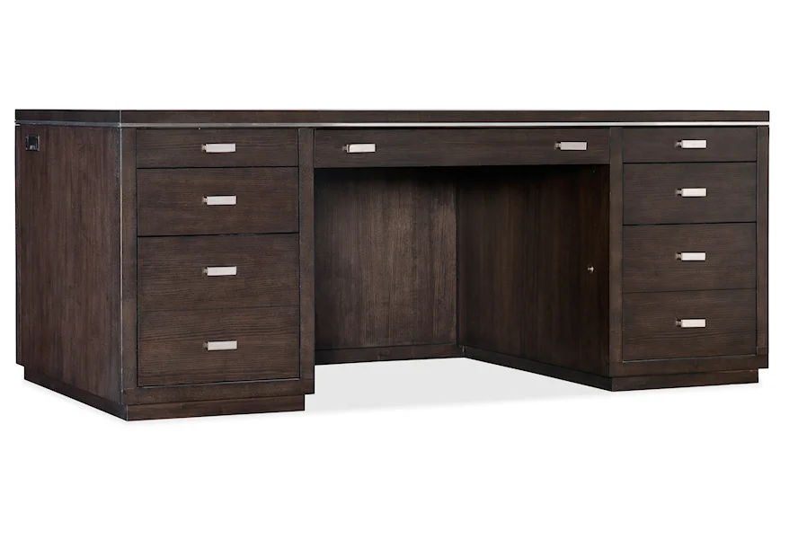 House Blend Executive Desk by Hooker Furniture at Zak's Home