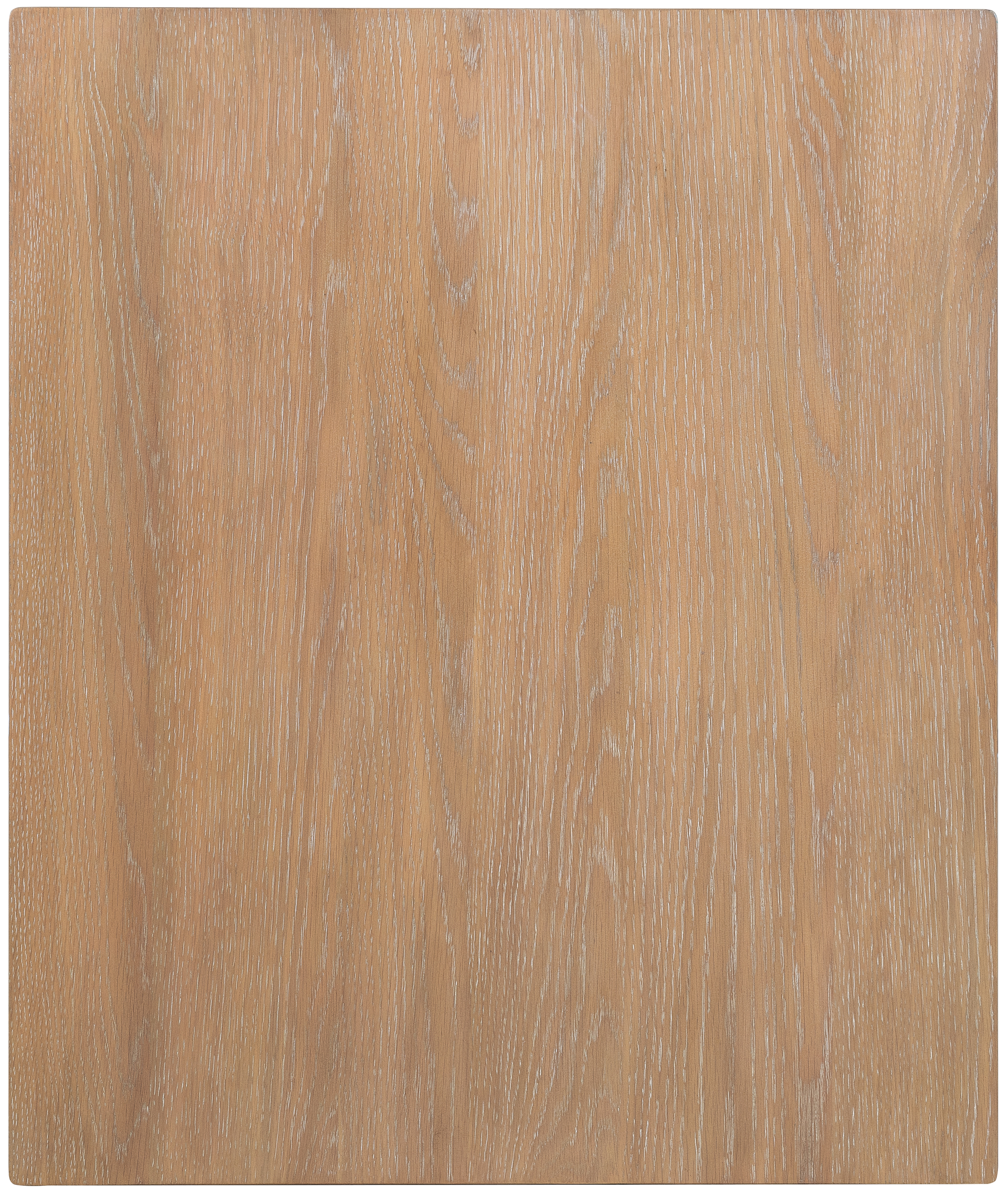 Hooker Furniture Commerce and Market Single-Door Scalloped Oak End Table