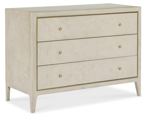 Transitional 3-Drawer Bedroom Chest